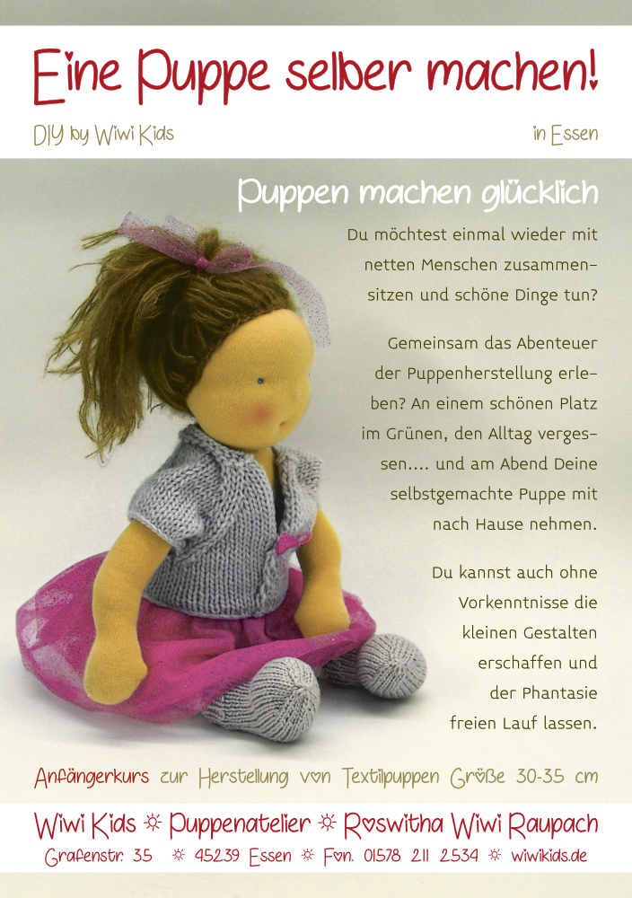 Anfängerkurs | Eine Puppe selber machen